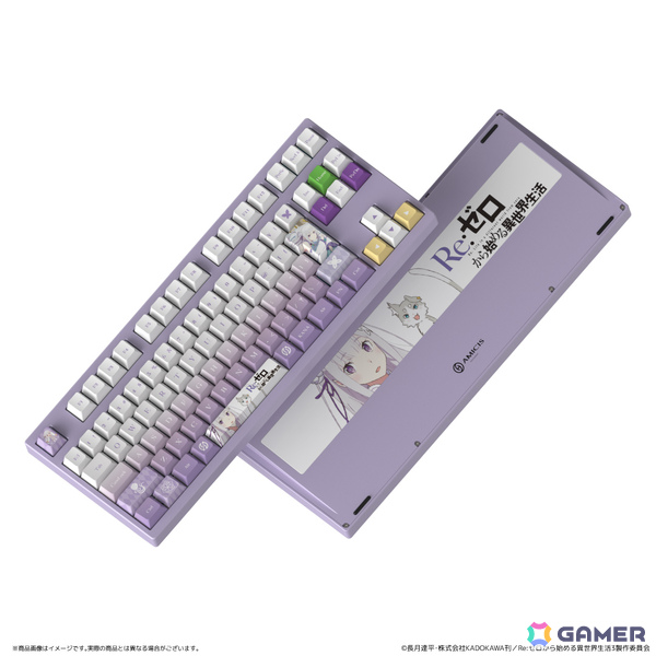 アニメ「Re:ゼロから始める異世界生活」エミリア、ラム＆レムがモチーフのゲーミングキーボードや印象的なシーンを映したガラスマウスパッドが登場！の画像3