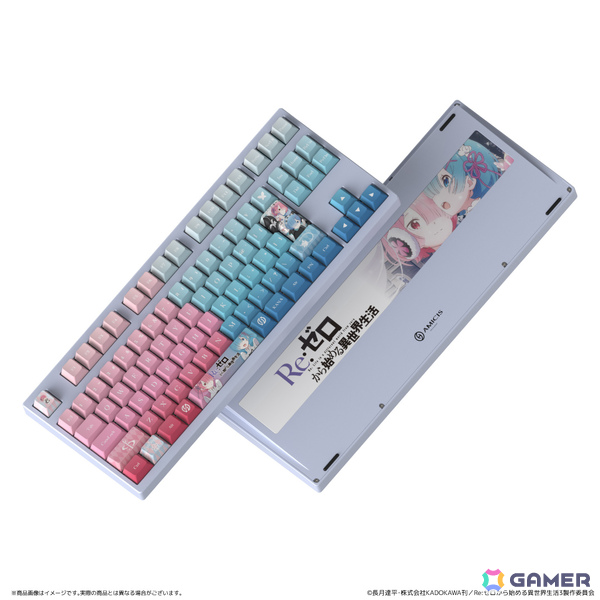 アニメ「Re:ゼロから始める異世界生活」エミリア、ラム＆レムがモチーフのゲーミングキーボードや印象的なシーンを映したガラスマウスパッドが登場！の画像4
