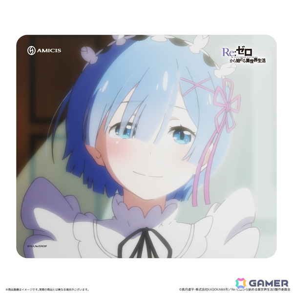 アニメ「Re:ゼロから始める異世界生活」エミリア、ラム＆レムがモチーフのゲーミングキーボードや印象的なシーンを映したガラスマウスパッドが登場！の画像6
