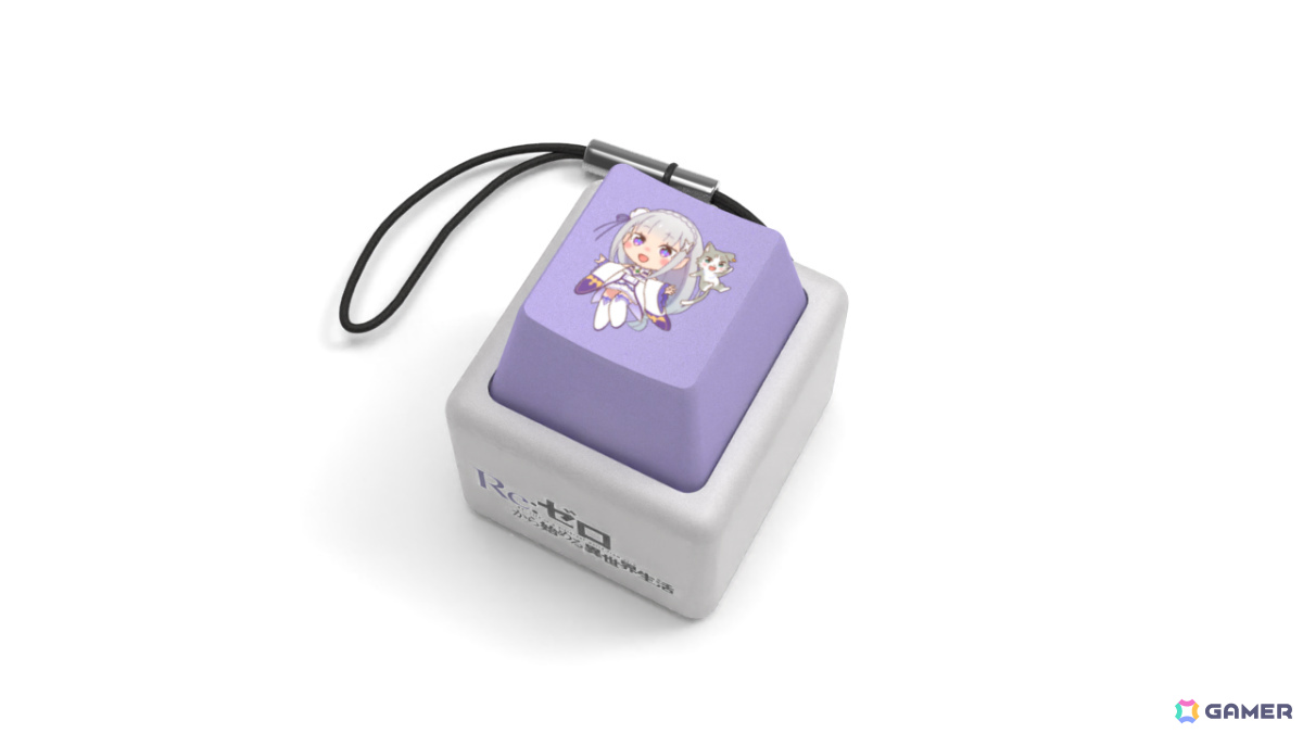 アニメ「Re:ゼロから始める異世界生活」エミリア、ラム＆レムがモチーフのゲーミングキーボードや印象的なシーンを映したガラスマウスパッドが登場！の画像