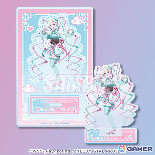 TVアニメ「NEEDY GIRL OVERDOSE」オンラインくじが7月2日より販売開始！超てんちゃんとあめちゃんのチャイナドレス姿を描いたBIGアクスタなどが賞品にの画像