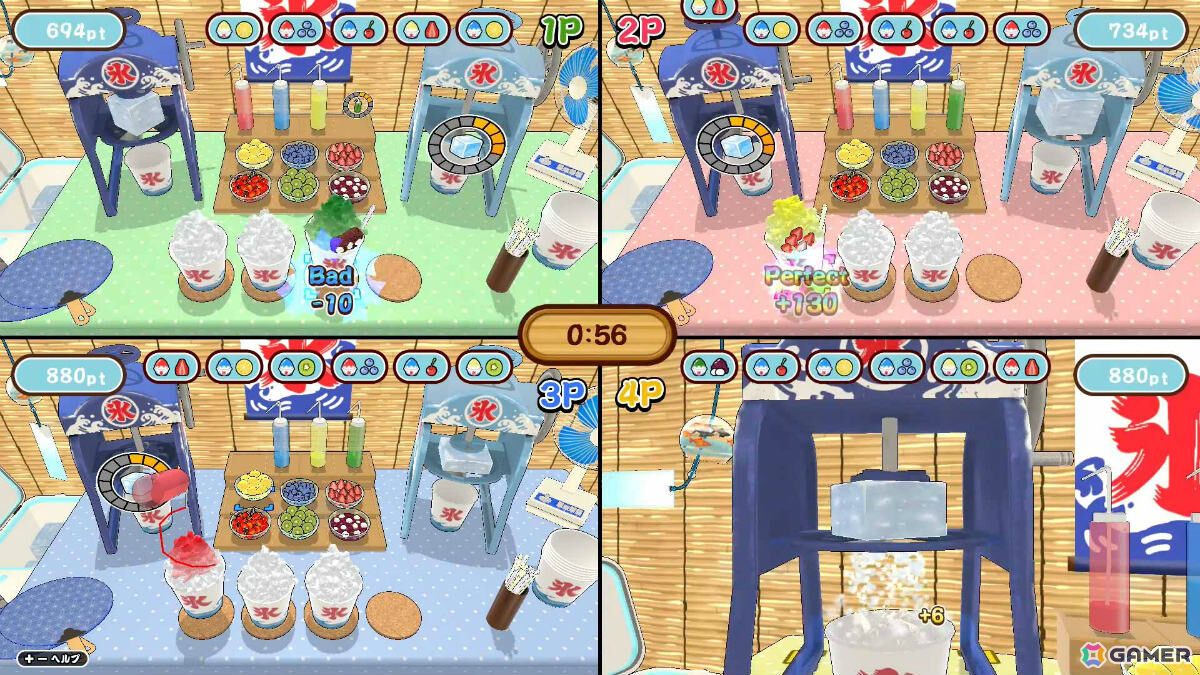 ワンオペかき氷作りゲーム「作って！かき氷」が7月9日に配信！最大4人で腕前を競い合うこともの画像