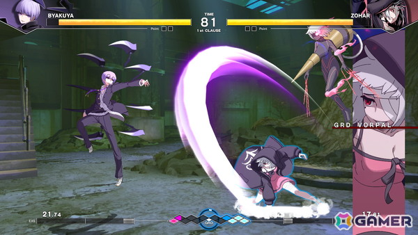 「UNDER NIGHT IN-BIRTH II Sys:Celes」ゾハル（CV：大久保藍子）のトレーラーが公開！鋭い爪による近接戦闘を得意とするスピードタイプのキャラの画像7