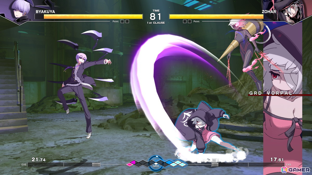 「UNDER NIGHT IN-BIRTH II Sys:Celes」ゾハル（CV：大久保藍子）のトレーラーが公開！鋭い爪による近接戦闘を得意とするスピードタイプのキャラの画像