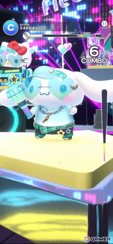 初心者も上級者も楽しめる！懐かしい楽曲も収録したSanrio Games新作スマホ向けリズムゲーム「Sanrio Kawaii Me Live!」などを先行プレイの画像