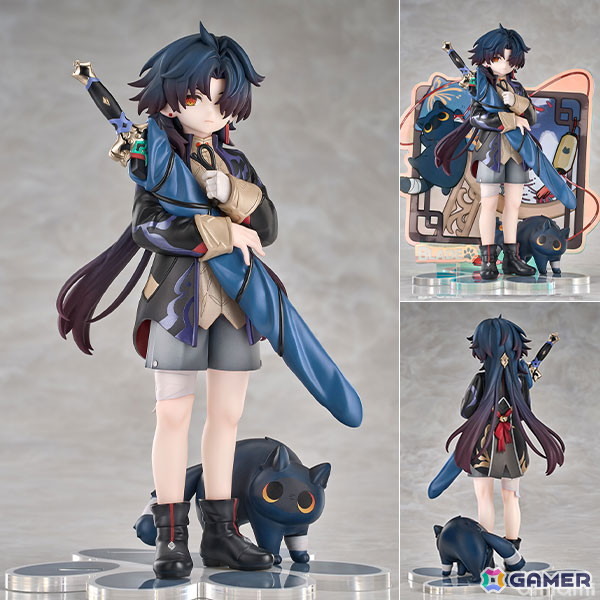 「崩壊：スターレイル」ちびねこシリーズ第六弾に「刃」が登場！可愛い猫と一緒に佇む姿を立体化の画像2