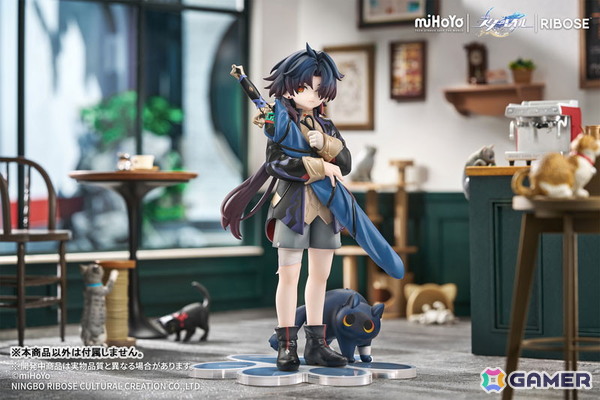 「崩壊：スターレイル」ちびねこシリーズ第六弾に「刃」が登場！可愛い猫と一緒に佇む姿を立体化の画像9