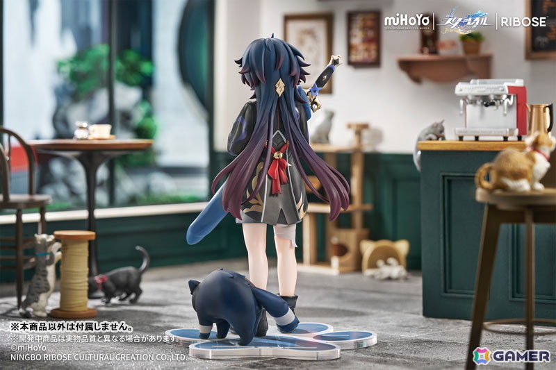 「崩壊：スターレイル」ちびねこシリーズ第六弾に「刃」が登場！可愛い猫と一緒に佇む姿を立体化の画像