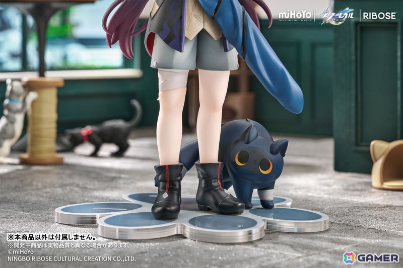 「崩壊：スターレイル」ちびねこシリーズ第六弾に「刃」が登場！可愛い猫と一緒に佇む姿を立体化の画像