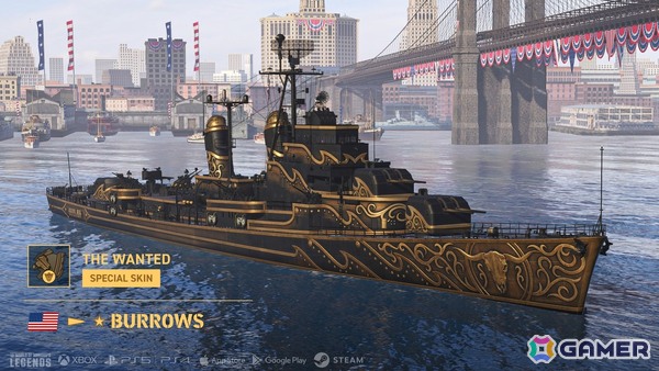 「World of Warships: Legends」でアメリカ独立記念日250周年を記念したイベントが開催！新アメリカ駆逐艦サブブランチがアーリーアクセスで登場の画像2