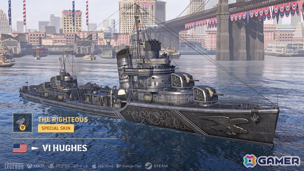 「World of Warships: Legends」でアメリカ独立記念日250周年を記念したイベントが開催！新アメリカ駆逐艦サブブランチがアーリーアクセスで登場の画像