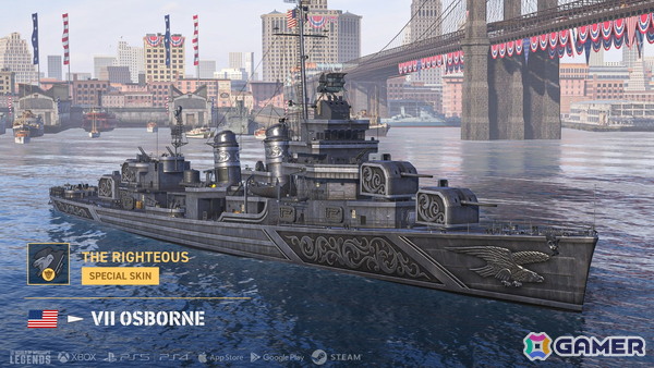 「World of Warships: Legends」でアメリカ独立記念日250周年を記念したイベントが開催！新アメリカ駆逐艦サブブランチがアーリーアクセスで登場の画像