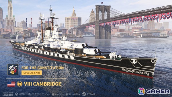 「World of Warships: Legends」でアメリカ独立記念日250周年を記念したイベントが開催！新アメリカ駆逐艦サブブランチがアーリーアクセスで登場の画像7