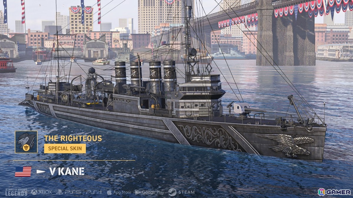 「World of Warships: Legends」でアメリカ独立記念日250周年を記念したイベントが開催！新アメリカ駆逐艦サブブランチがアーリーアクセスで登場の画像3