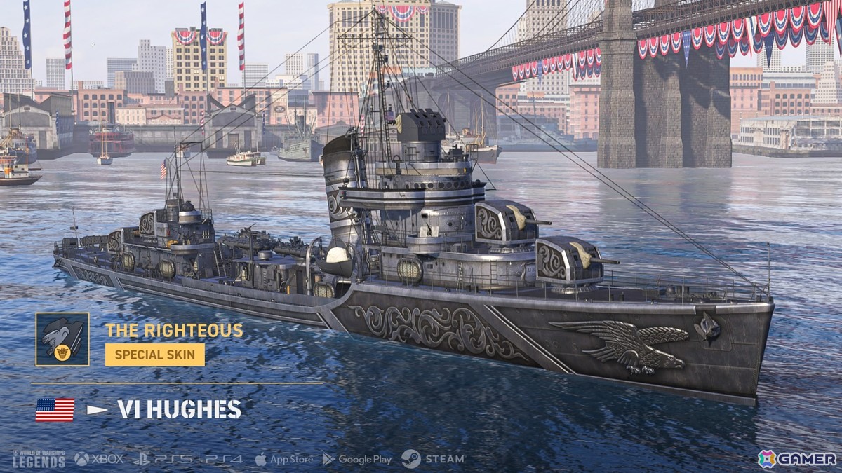 「World of Warships: Legends」でアメリカ独立記念日250周年を記念したイベントが開催！新アメリカ駆逐艦サブブランチがアーリーアクセスで登場の画像4