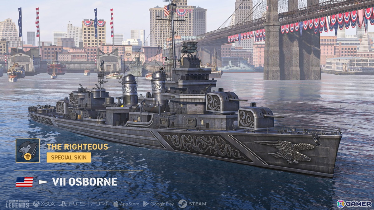 「World of Warships: Legends」でアメリカ独立記念日250周年を記念したイベントが開催！新アメリカ駆逐艦サブブランチがアーリーアクセスで登場の画像5