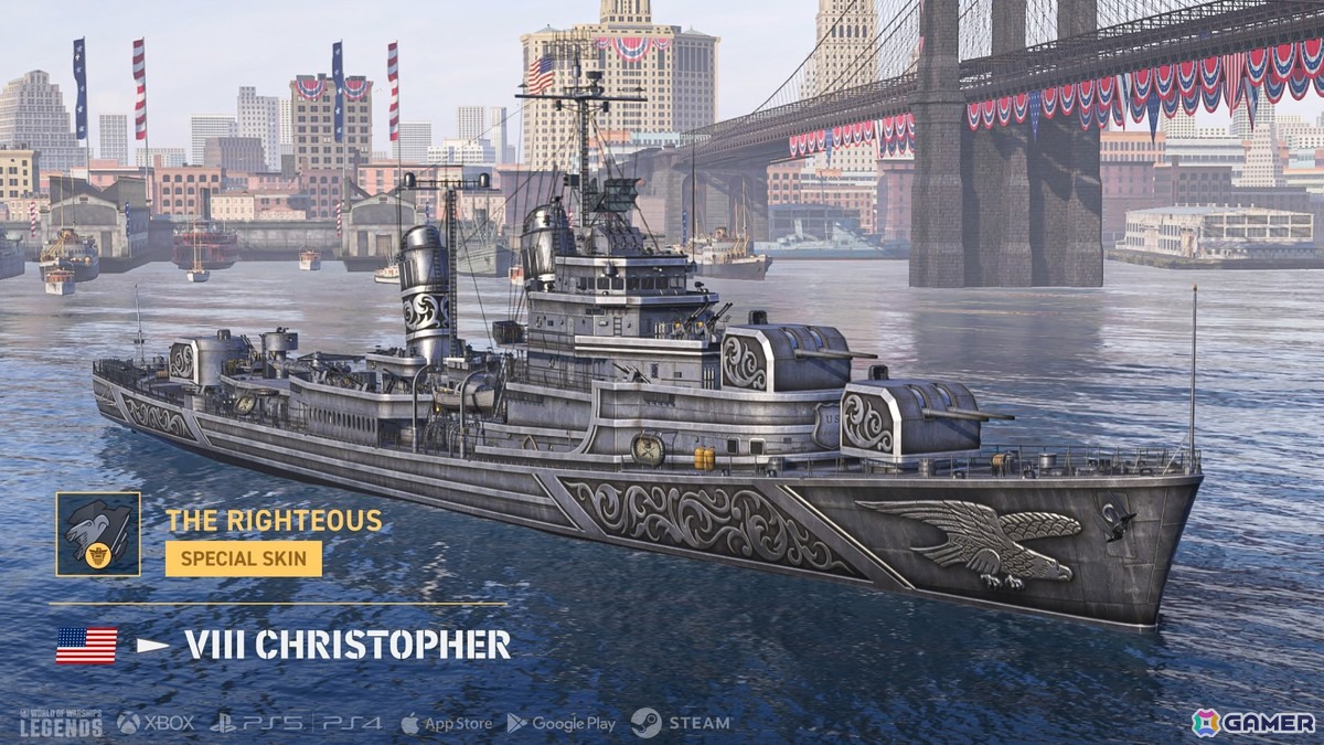 「World of Warships: Legends」でアメリカ独立記念日250周年を記念したイベントが開催！新アメリカ駆逐艦サブブランチがアーリーアクセスで登場の画像6