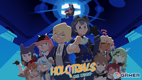ホロライブENのタレントたちが高校生となって法廷バトルを繰り広げるミステリーADV「HoloTrials: Case Covered」が9月10日に無料配信！の画像1