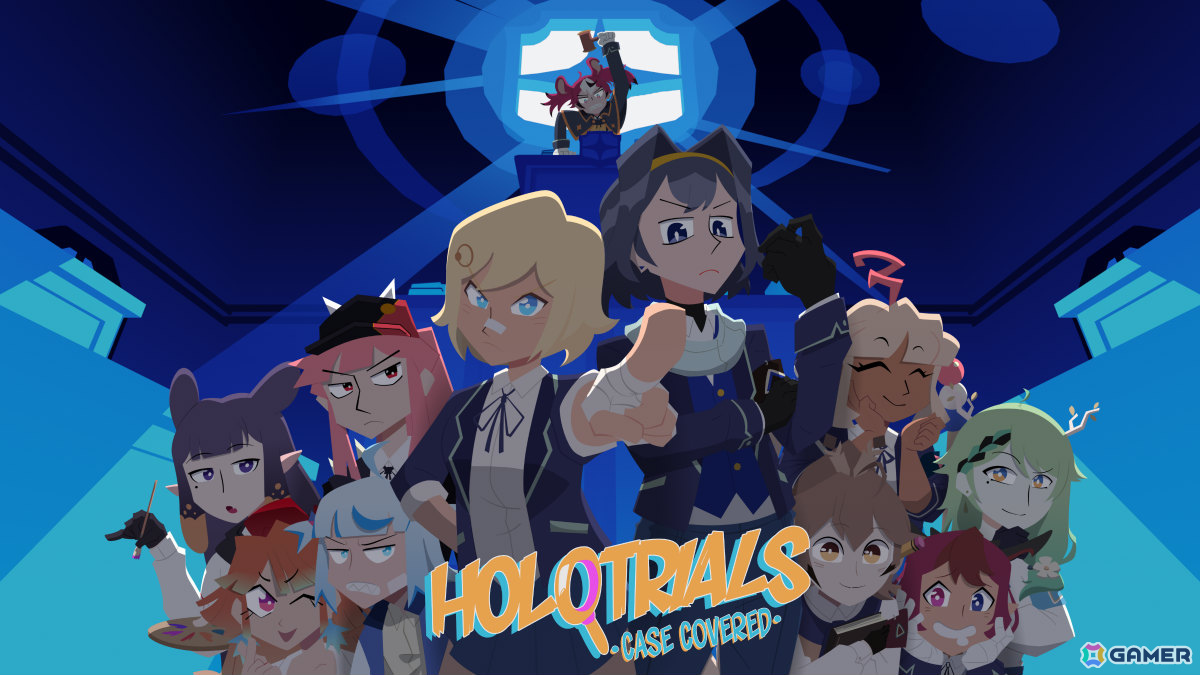 ホロライブENのタレントたちが高校生となって法廷バトルを繰り広げるミステリーADV「HoloTrials: Case Covered」が9月10日に無料配信！の画像