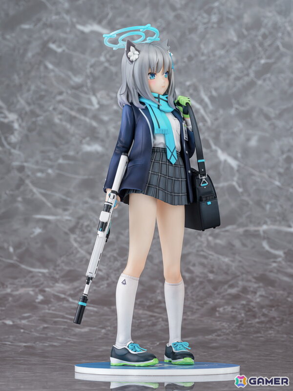 「ブルアカ」よりシロコが1/7スケールフィギュアとなって登場！差し替えパーツにより覆面水着団の2号・ブルーとしての姿もの画像3