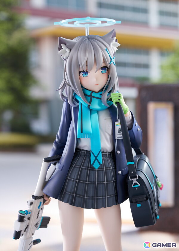 「ブルアカ」よりシロコが1/7スケールフィギュアとなって登場！差し替えパーツにより覆面水着団の2号・ブルーとしての姿もの画像8