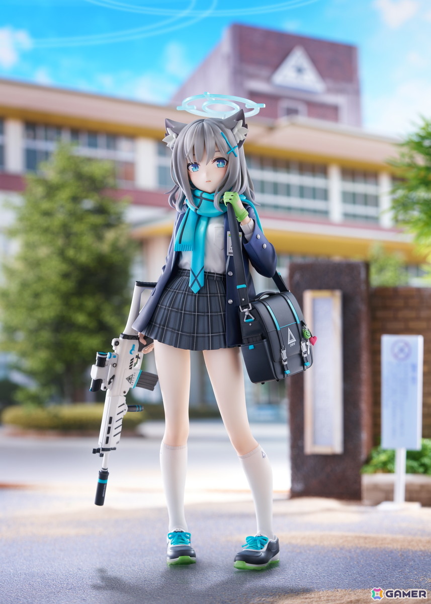「ブルアカ」よりシロコが1/7スケールフィギュアとなって登場！差し替えパーツにより覆面水着団の2号・ブルーとしての姿もの画像
