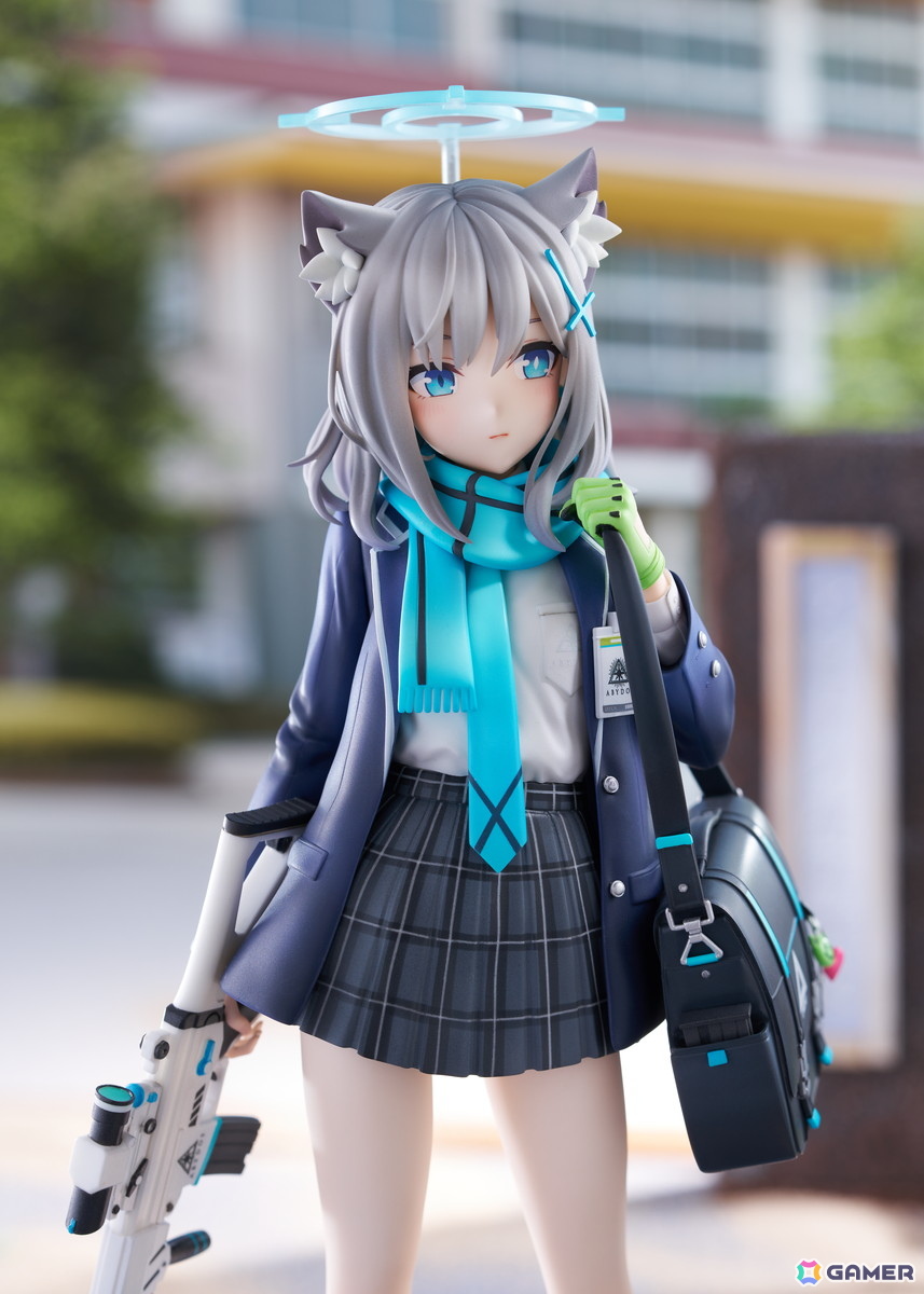 「ブルアカ」よりシロコが1/7スケールフィギュアとなって登場！差し替えパーツにより覆面水着団の2号・ブルーとしての姿もの画像