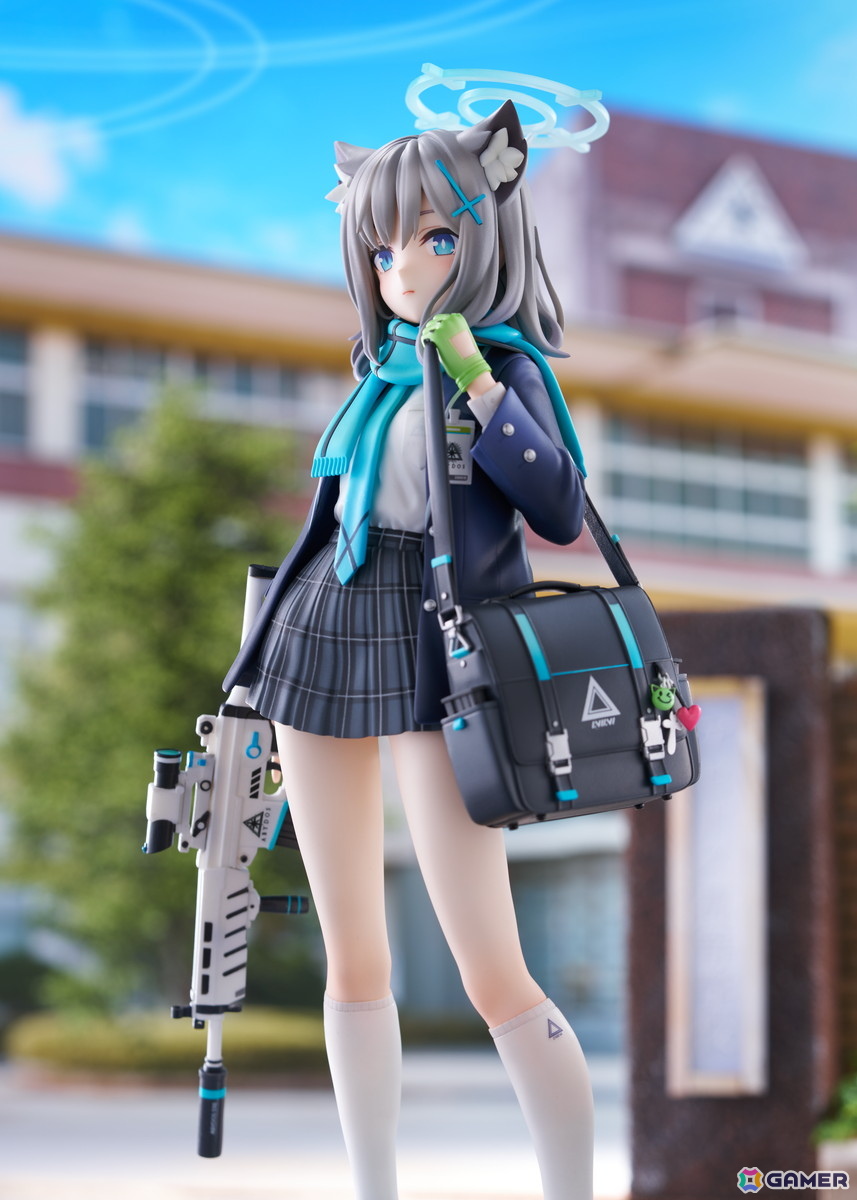 「ブルアカ」よりシロコが1/7スケールフィギュアとなって登場！差し替えパーツにより覆面水着団の2号・ブルーとしての姿もの画像