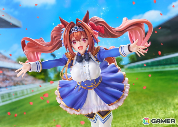 「ウマ娘」のサポートカード［緋色の君へ風が吹く］をモチーフにダイワスカーレットが1/7スケールでフィギュア化！オプションのジュエルシールで情景感がアップの画像11