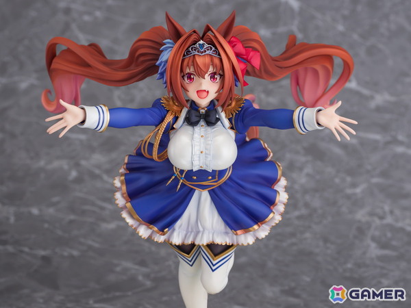 「ウマ娘」のサポートカード［緋色の君へ風が吹く］をモチーフにダイワスカーレットが1/7スケールでフィギュア化！オプションのジュエルシールで情景感がアップの画像7