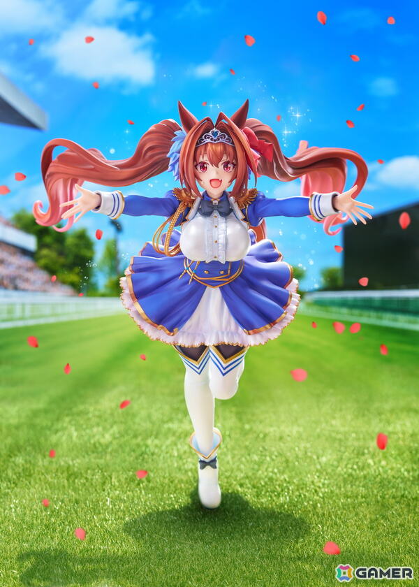 「ウマ娘」のサポートカード［緋色の君へ風が吹く］をモチーフにダイワスカーレットが1/7スケールでフィギュア化！オプションのジュエルシールで情景感がアップの画像9