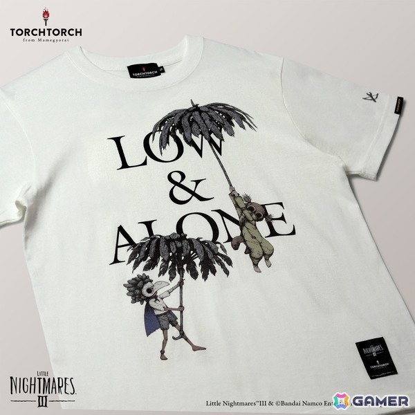 TORCH TORCHと「リトルナイトメア3」のコラボレーションアパレルが登場！ロゥとアローンが描かれたTシャツに加え、シリーズ前2作のアパレルも再販の画像3