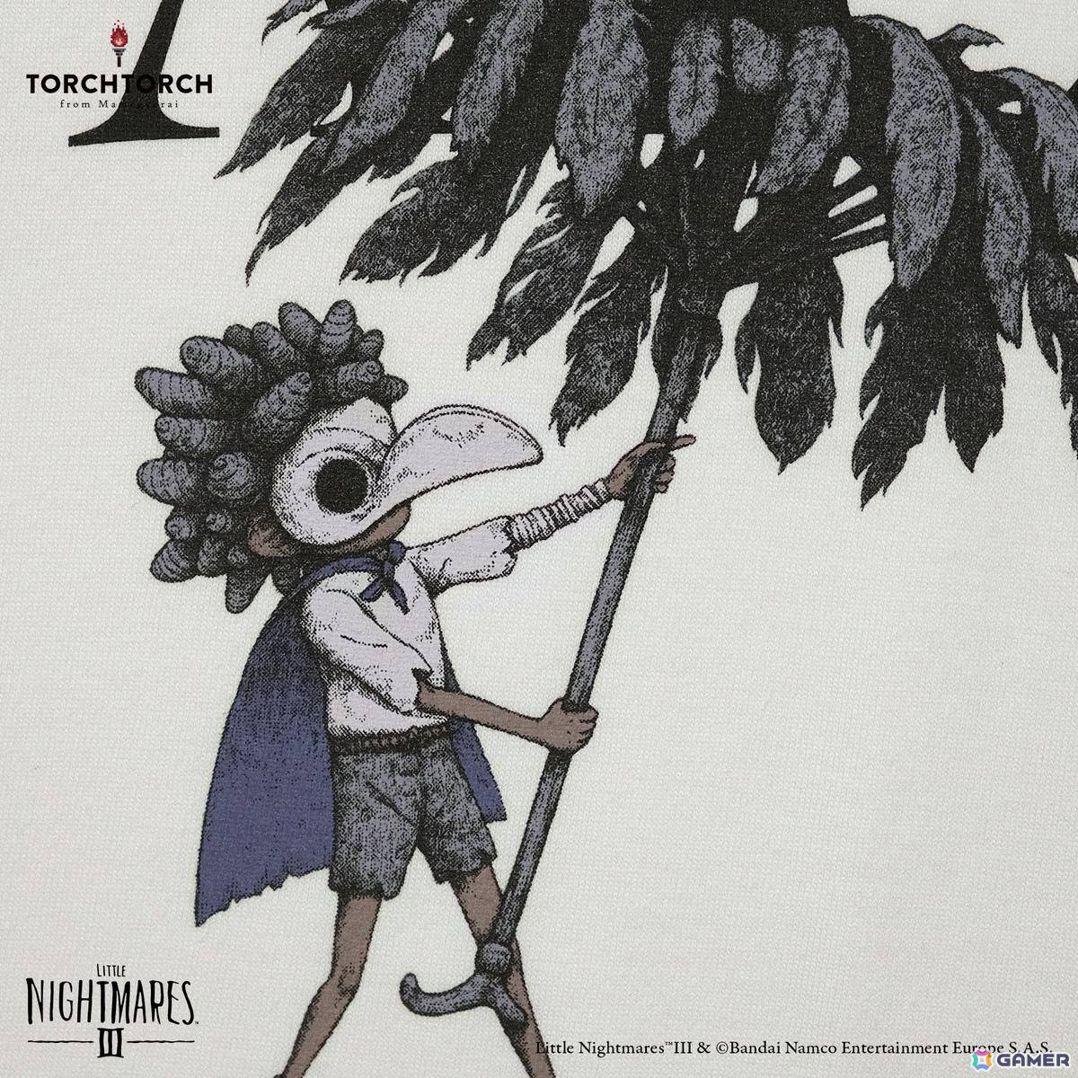 TORCH TORCHと「リトルナイトメア3」のコラボレーションアパレルが登場！ロゥとアローンが描かれたTシャツに加え、シリーズ前2作のアパレルも再販の画像