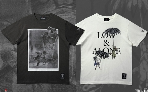 TORCH TORCHと「リトルナイトメア3」のコラボレーションアパレルが登場！ロゥとアローンが描かれたTシャツに加え、シリーズ前2作のアパレルも再販
