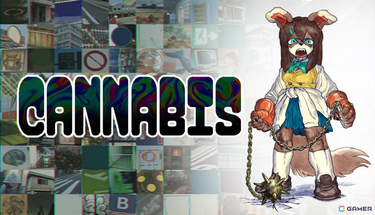 ケモノ系ドラッグハイノベルRPG「CANNABIS」が発表！女子高生アキラとなって謎のドラッグ・HALの中毒者たちを始末せよの画像