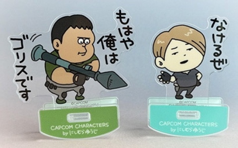 カプコンの12キャラをクリエイター・にしむらゆうじ氏が描き下ろし！コラボグッズが7月17日オープンの「CAPCOM STORE MINATOMIRAI」を先行に、カプコンストアで発売