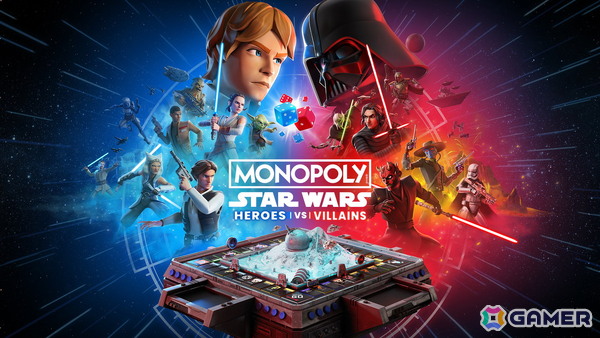 「モノポリー:スター・ウォーズ ヒーロー vs. ヴィラン」が発売!「スター・ウォーズ」の様々な時代を舞台にしたチーム対戦型ボードゲームの画像1