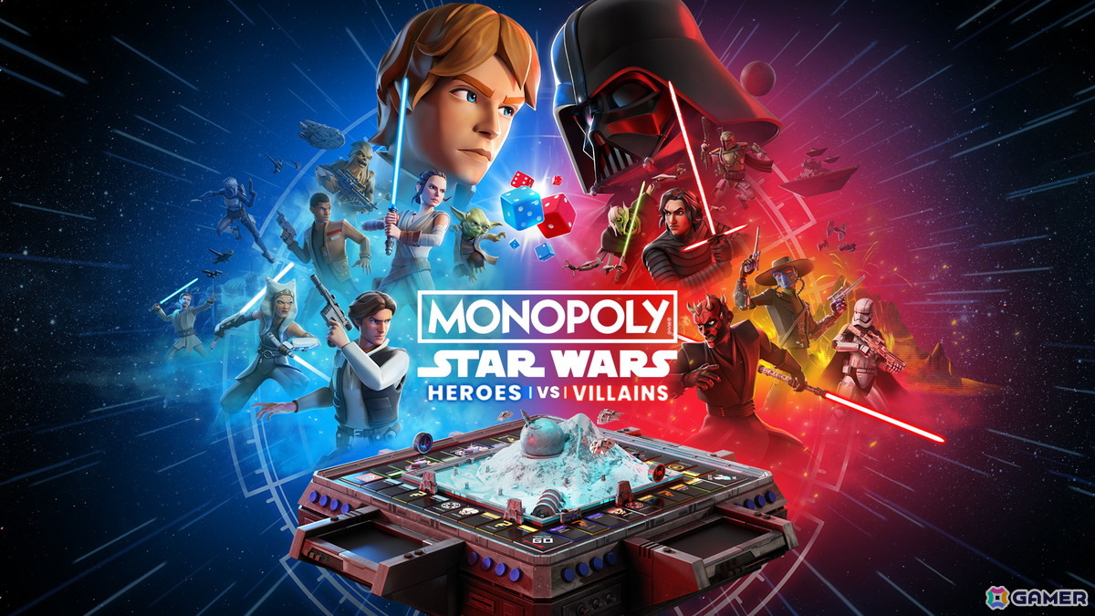 「モノポリー:スター・ウォーズ ヒーロー vs. ヴィラン」が発売!「スター・ウォーズ」の様々な時代を舞台にしたチーム対戦型ボードゲームの画像