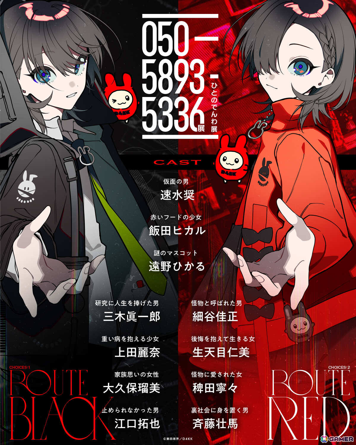 「050-5893-5336展」展示されるのは“世界の終わりが確定した日”の通話音声――世界崩壊を止める方法を推理する本当の体験内容が解禁の画像