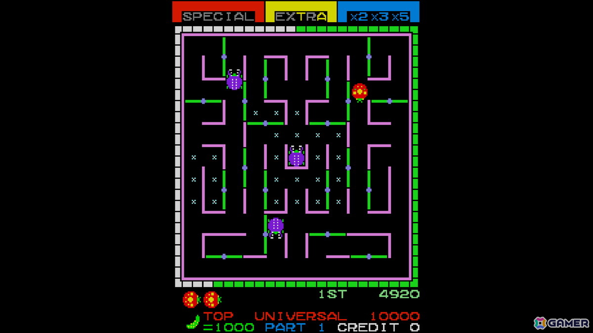 てんとう虫を操作するアクションゲーム「レディーバグ」がアーケードアーカイブス/アーケードアーカイブス2として7月2日に配信！の画像2