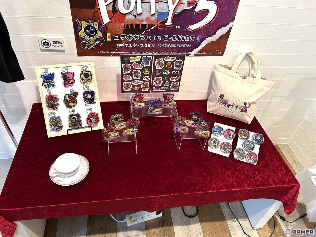 ハギーワギーのブルーパンケーキはインパクト抜群！「Poppy Playtime Chapter 5 コラボカフェ in E-DINER」内覧会フォトレポートの画像18