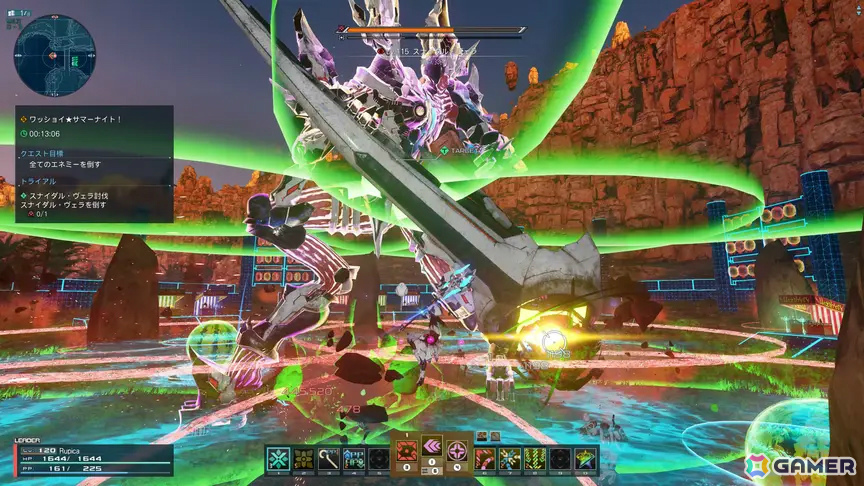 「PSO2 ニュージェネシス」期間限定クエスト「ワッショイ★サマーナイト！」が配信！神威なつき先生デザインのレトロモダンな衣装＆武器迷彩もACスクラッチに登場の画像3
