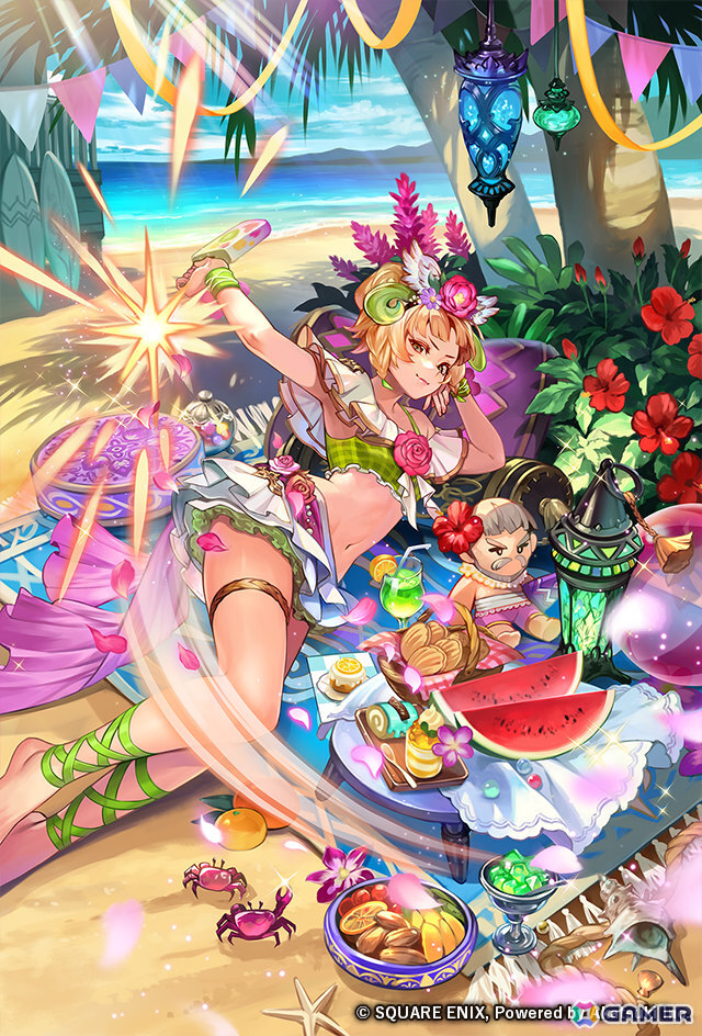 「ロマサガRS」水着姿の鬼八、ミーティア、おたま、イリス、Diva No.5、ウルピナが登場のRomancing祭が開催!の画像
