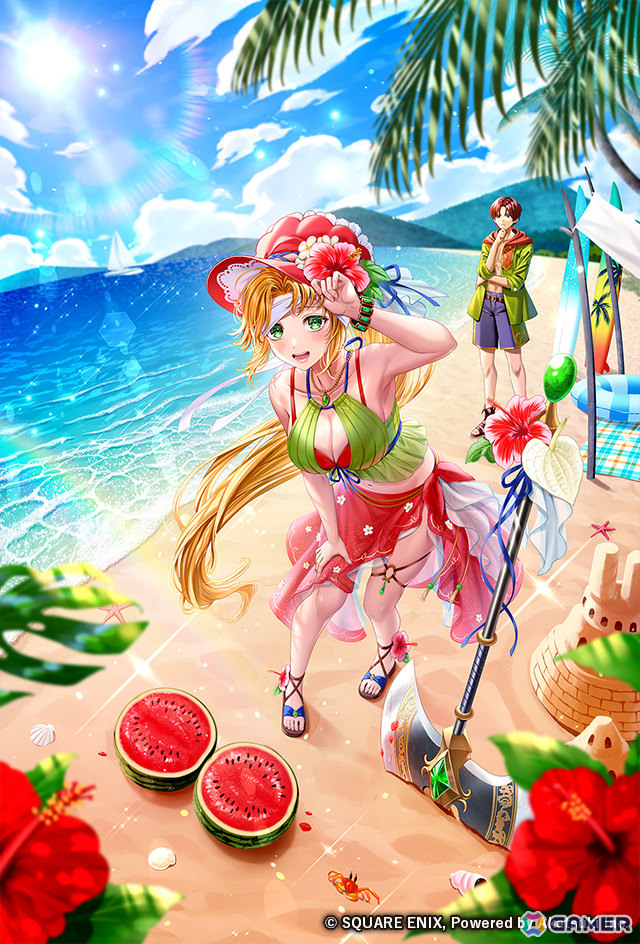 「ロマサガRS」水着姿の鬼八、ミーティア、おたま、イリス、Diva No.5、ウルピナが登場のRomancing祭が開催!の画像