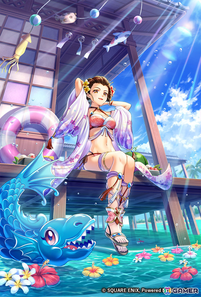 「ロマサガRS」水着姿の鬼八、ミーティア、おたま、イリス、Diva No.5、ウルピナが登場のRomancing祭が開催!の画像