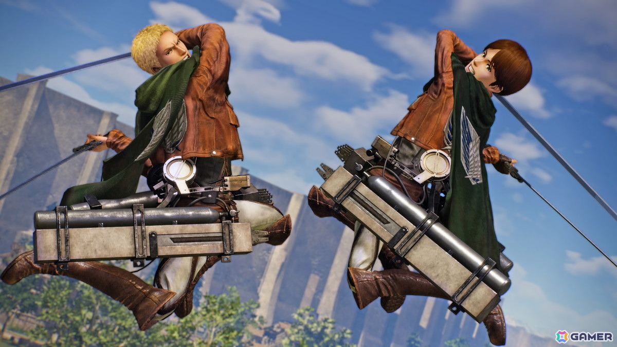 「進撃の巨人3」爽快感の増した立体機動アクションをチェック!自分だけの班を編成し命がけで挑む新要素「壁外調査」の情報もの画像