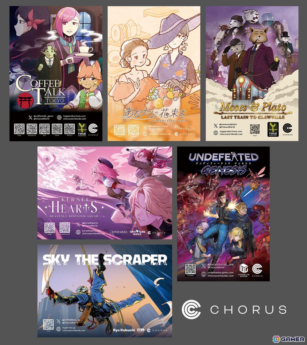 コーラス・ワールドワイドが7月11日開催の「Open Game Fest」に出展!「SKY THE SCRAPER」コンソール版のパブリッシングも発表の画像