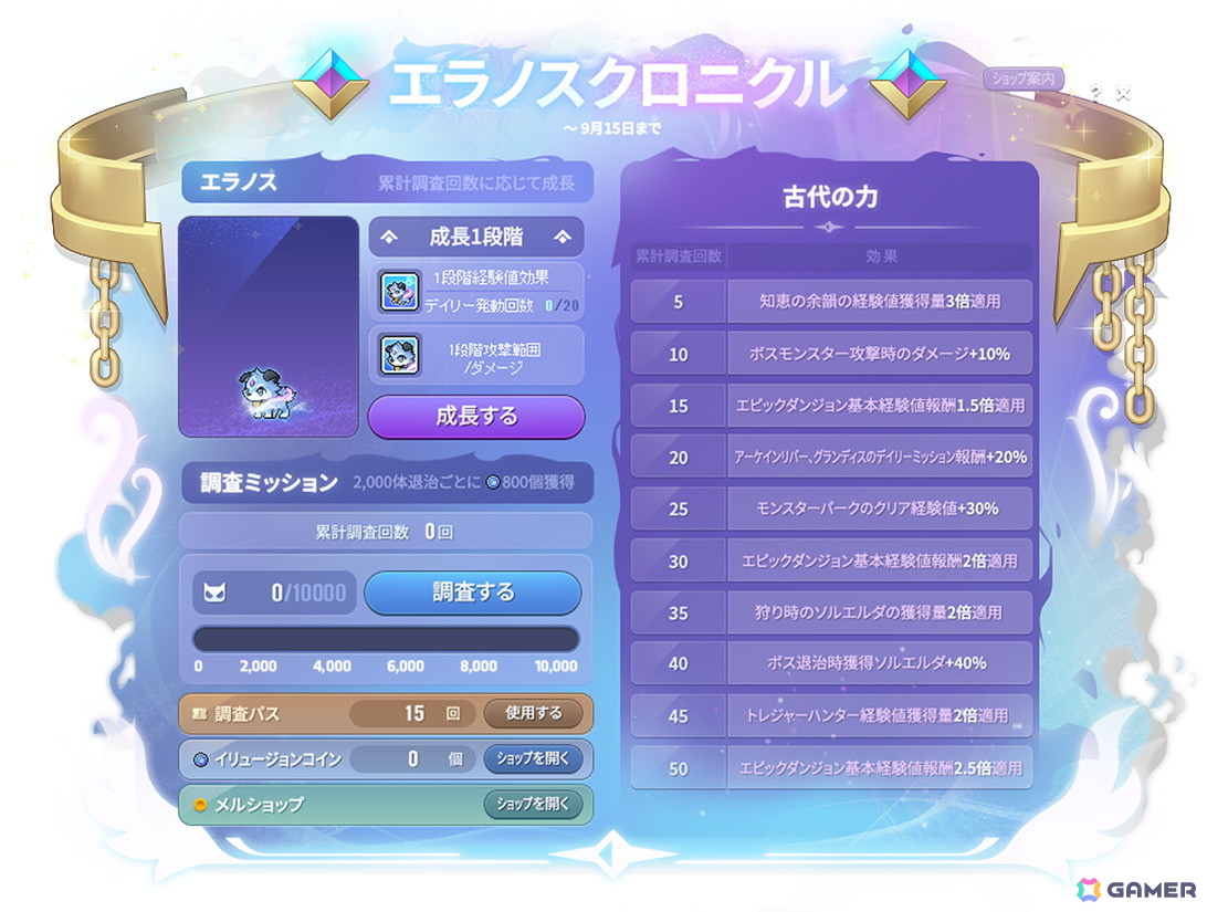 「メイプルストーリー」夏の大型アップデート「CROWN」でキネシスとワイルドハンターのリマスターを実施！爆速成長イベントも開催中の画像