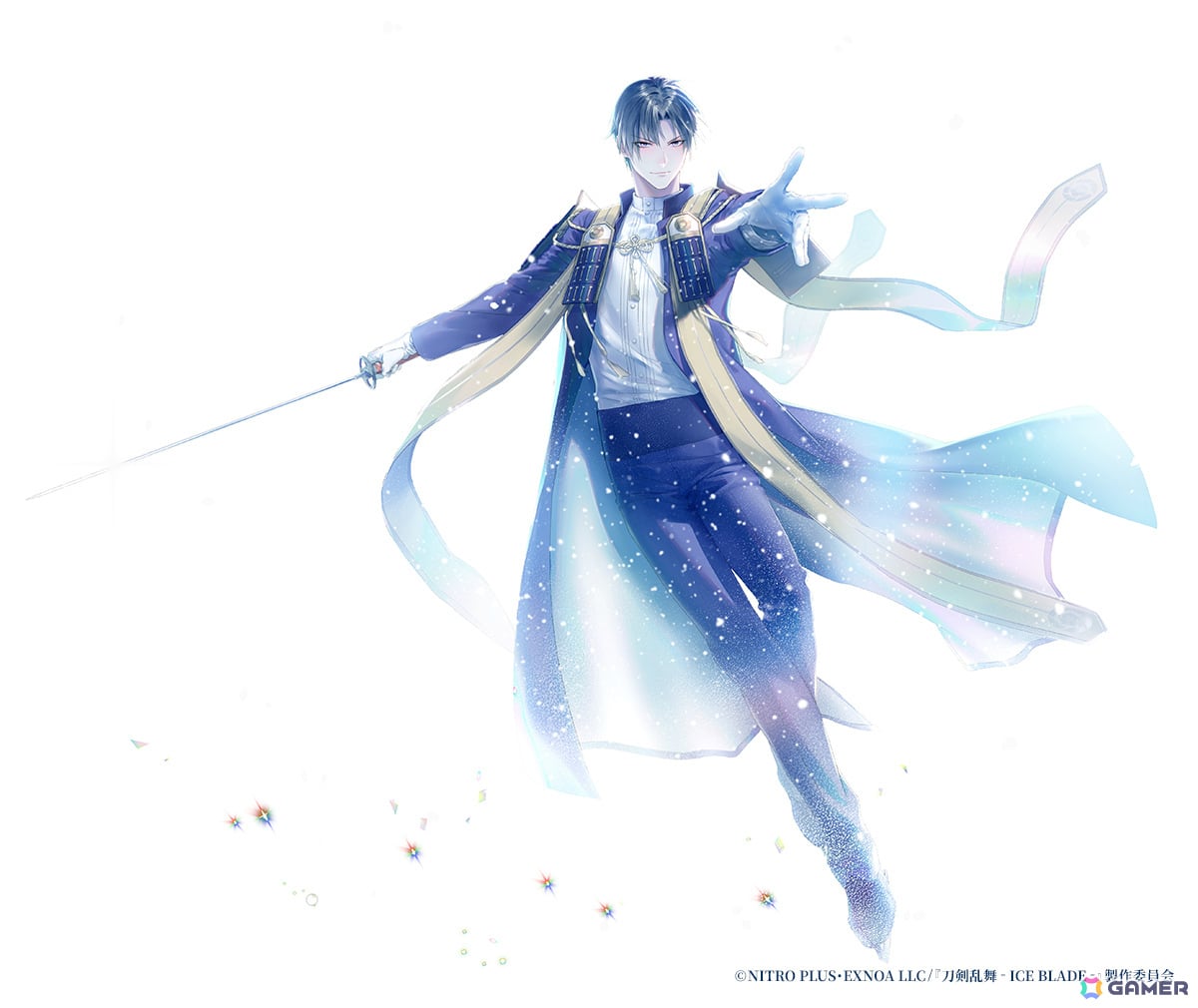 アイスショー「刀剣乱舞 - ICE BLADE -」描き下ろしキャラクタービジュアル「へし切長谷部 イメージオンアイスver.」が解禁！の画像