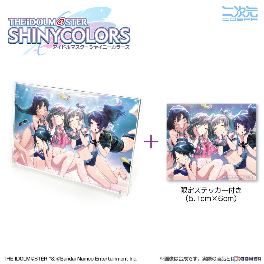 「シャニマス」幽谷霧子や樋口円香のオールプリントTシャツ(限定ステッカー付)などが二次元コスパから登場!の画像